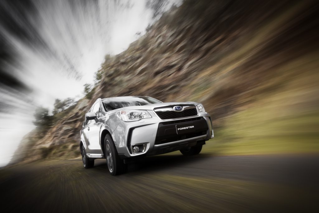 Subaru's Forester XT has some get up and go. Subaru's Forester XT has some get up and go.